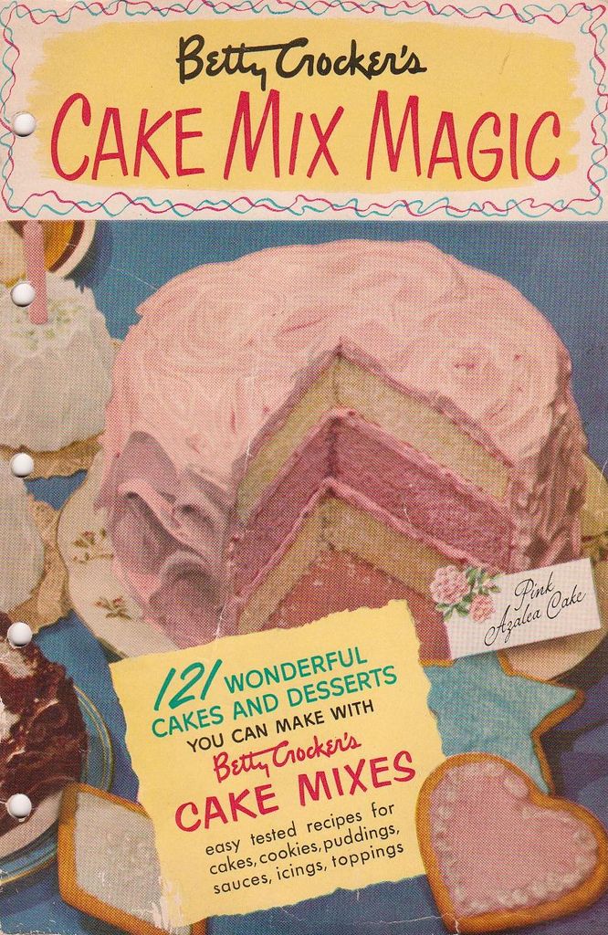 Betty Crocker Cake Mix Vintage Ads